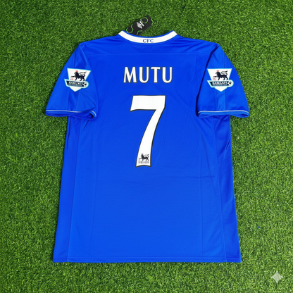 Adrian Mutu Chelsea 2003 2005 Season Home Navy Blue Retro Football Jersey