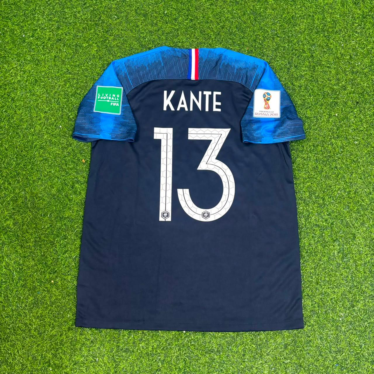 France World Cup 2018 N'Golo Kanté 13 Final Retro Football Jersey