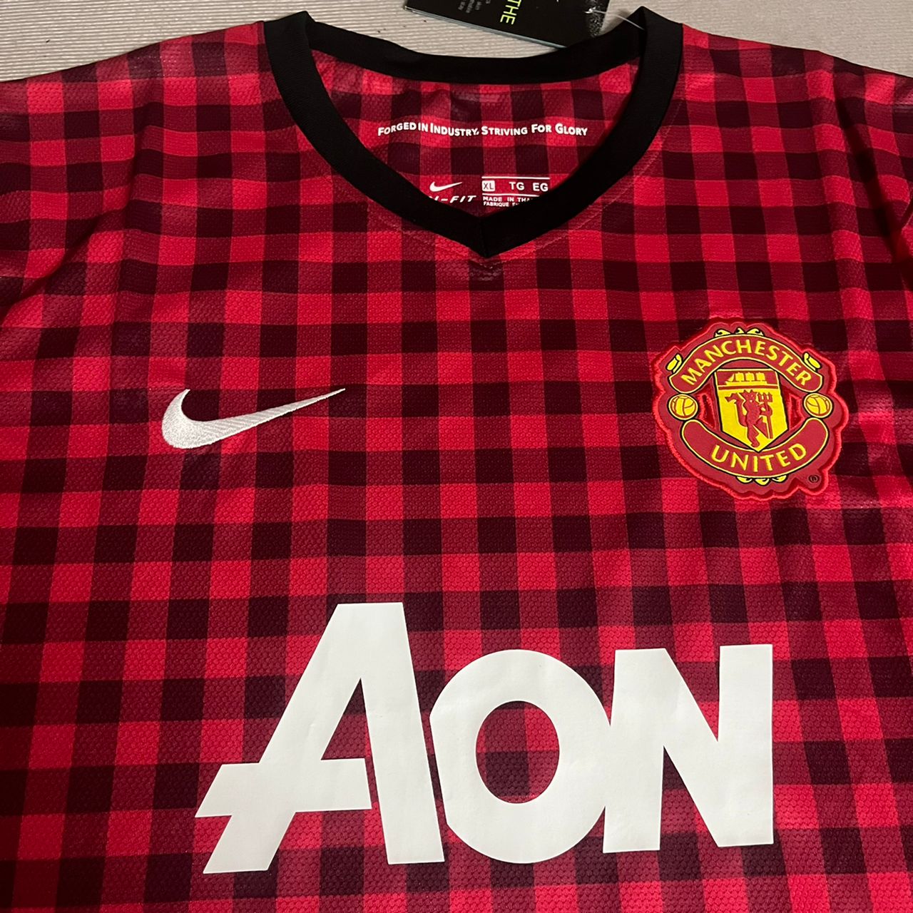Javier “Chicharito” Hernández Manchester United 2012-2013 Home Red Retro Football Jersey Collection