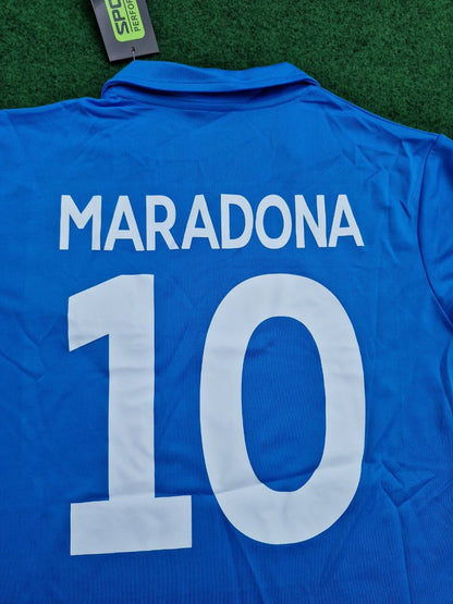 Diego Armando Maradona Napoli 1998 Retro Vintage Football Jersey Kit