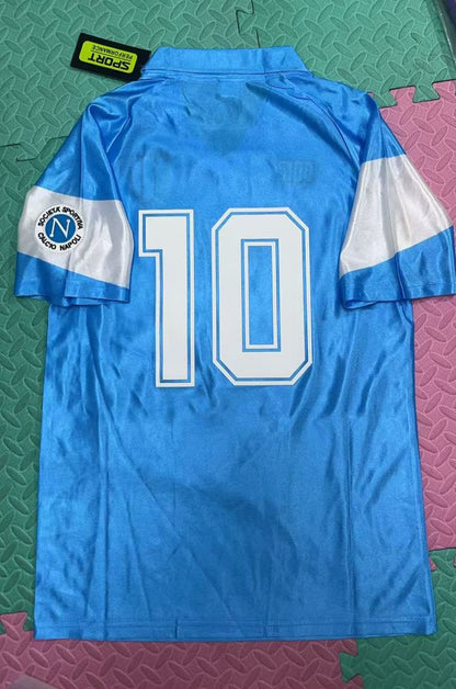 Diego Armando Maradona Napoli 1990 1991 Home Football Jersey