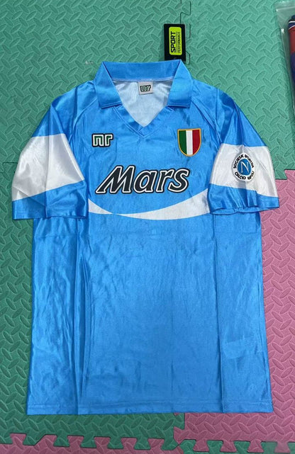 Diego Armando Maradona Napoli 1990 1991 Home Football Jersey