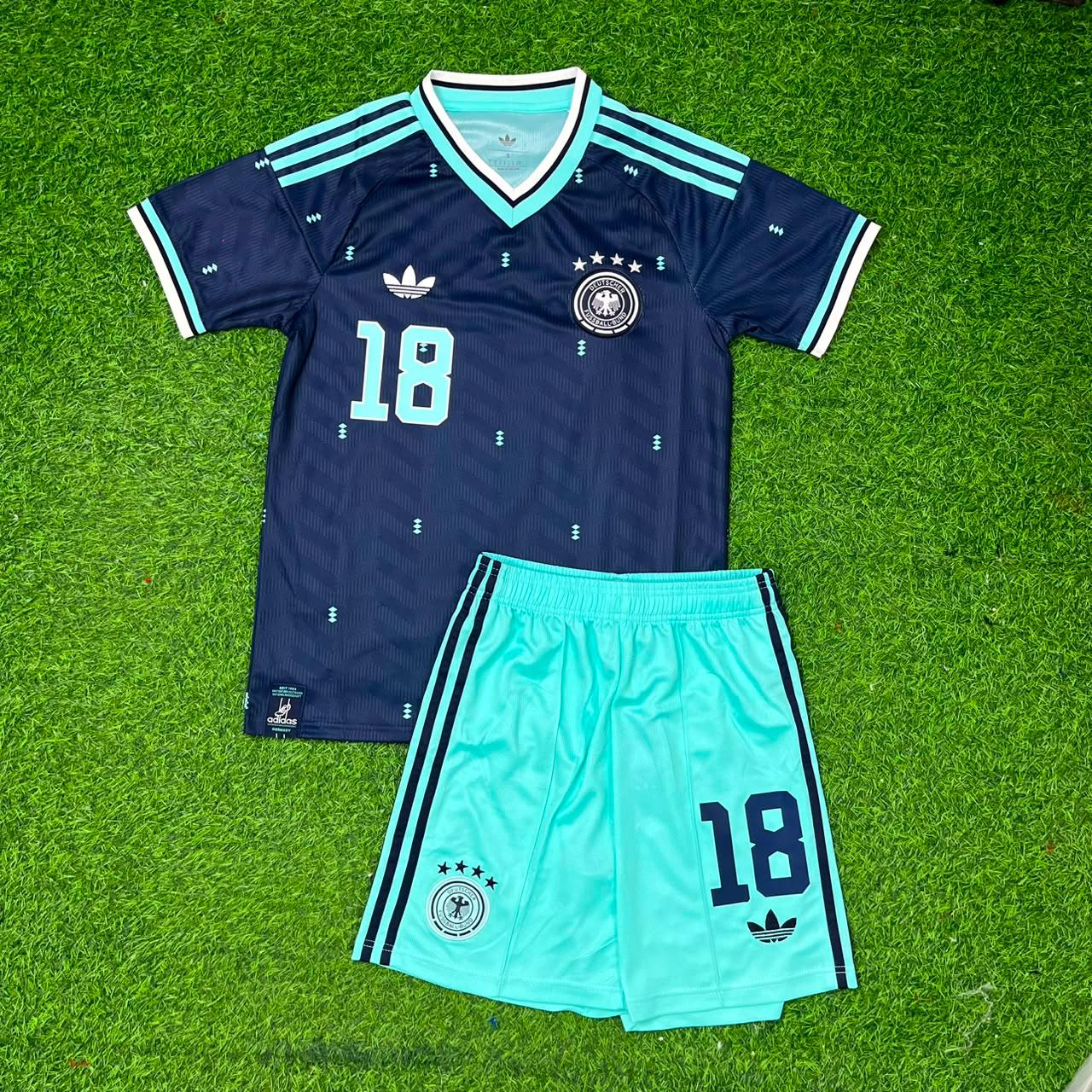 Nathaniel Brown #18 Deutschland 2026 World Cup Heim Kinder Fußballtrikot