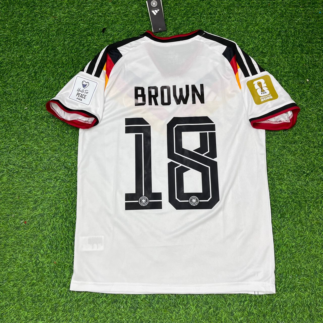 Nathaniel Brown #18 Germany 2026 World Cup Home Jersey Trikot Maillot