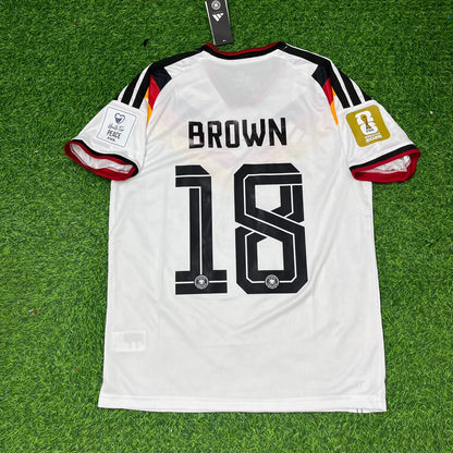 Nathaniel Brown #18 Germany 2026 World Cup Home Jersey Trikot Maillot