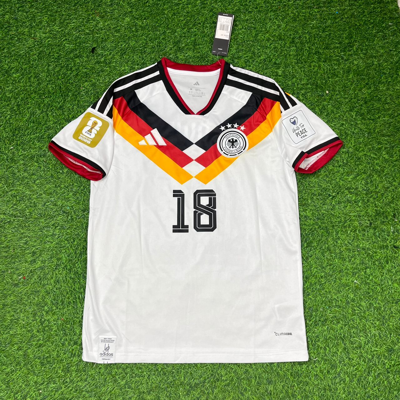Nathaniel Brown #18 Germany 2026 World Cup Home Jersey Trikot Maillot