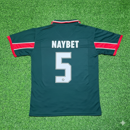 Noureddine Naybet Morocco 1998 Home Season Retro Football Jersey Kit