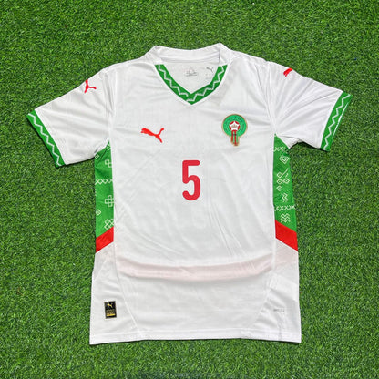 Nayef Aguerd Morocco AFCON 2025 Football Jersey Kit