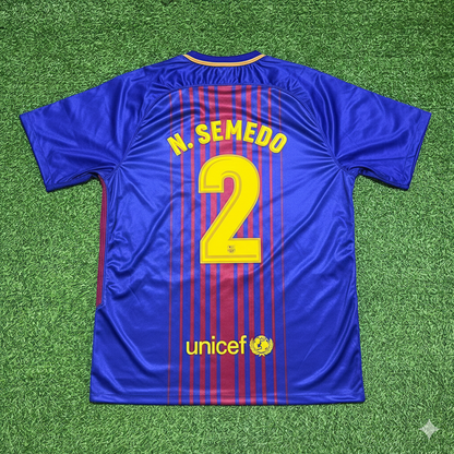 Nelson Semedo 2- Barcelona 2017/2018 Season Football Jersey Kit