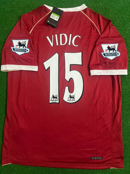 Nemanja Vidic Manchester United 2006/07 Football Jersey Kit