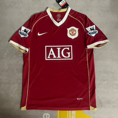 Nemanja Vidic Manchester United 2006/07 Football Jersey Kit