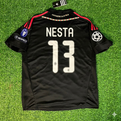 Alessandro Nesta 13 - Milan Third Kit 2011/12 Retro Football Jersey Kit
