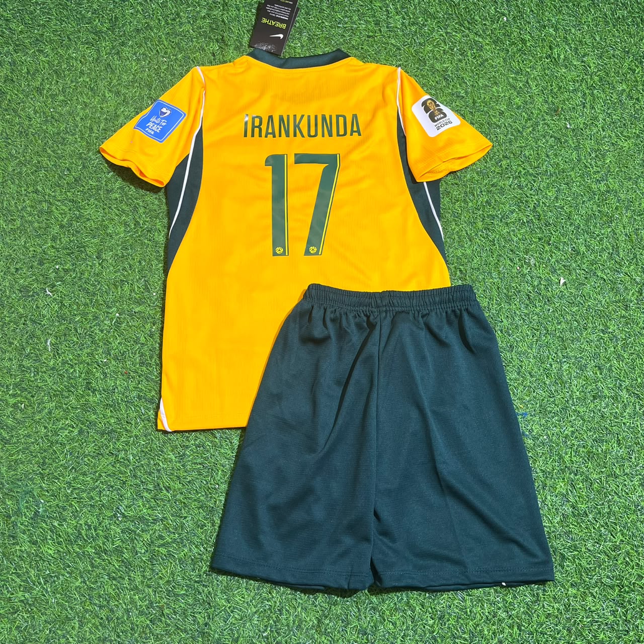 Australia World Cup 2026 Nestory Irankunda Kids Football Jersey