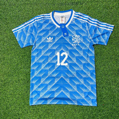 Netherlands 1988 Marco van Basten Retro Football Jersey back view