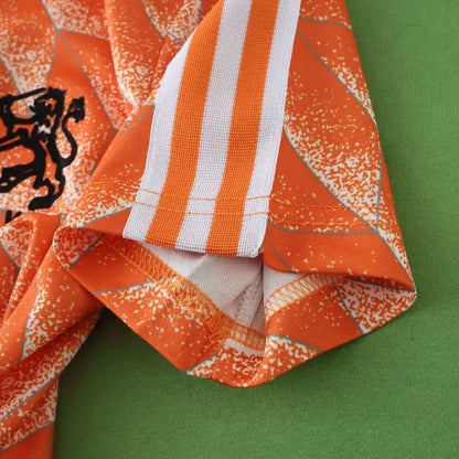 Netherlands 1988 Retro Home Kids Football Jersey detail view