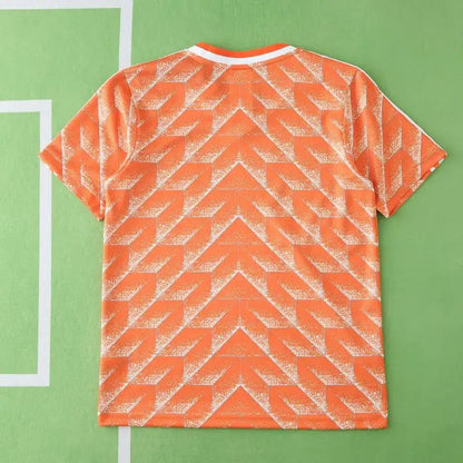 Netherlands 1988 Retro Home Kids Football Jersey detail view