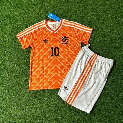 Netherlands 1988 Ruud Gullit Retro Football Jersey detail view
