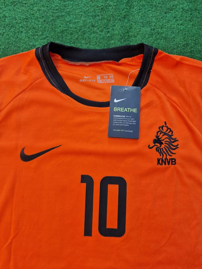 Netherlands 2002 World Cup Dennis Bergkamp Retro Football Jersey detail view