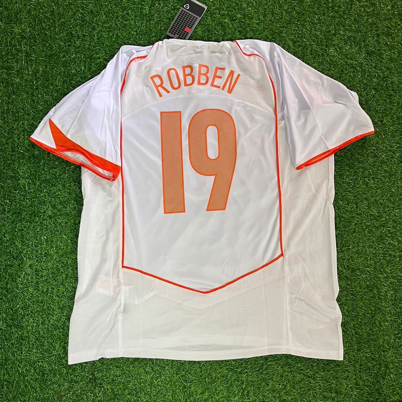 Netherlands 2006 Arjen Robben the White Football Jersey front view