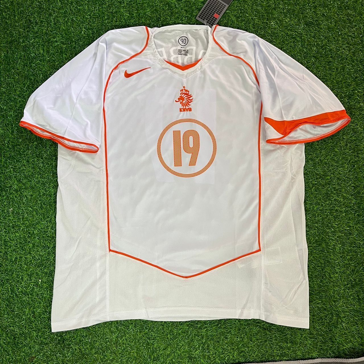 Netherlands 2006 Arjen Robben the White Football Jersey back view