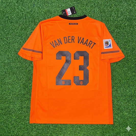 Netherlands 2010 World Cup Rafael van der Vaart Football Jersey front view