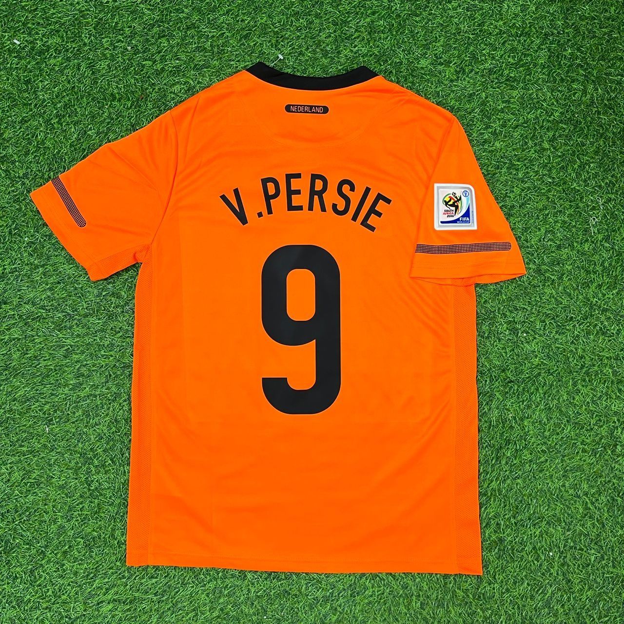 Netherlands 2010 World Cup Robin van Persie Football Jersey front view