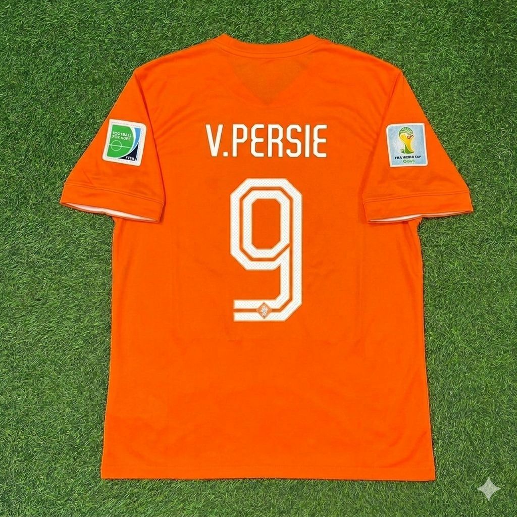 Netherlands 2014 World Cup Wesley Sneijder Home Football Jersey front view