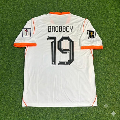 Netherlands 2026 World Cup Brian Brobbey #19 New Season Football Jersey front view