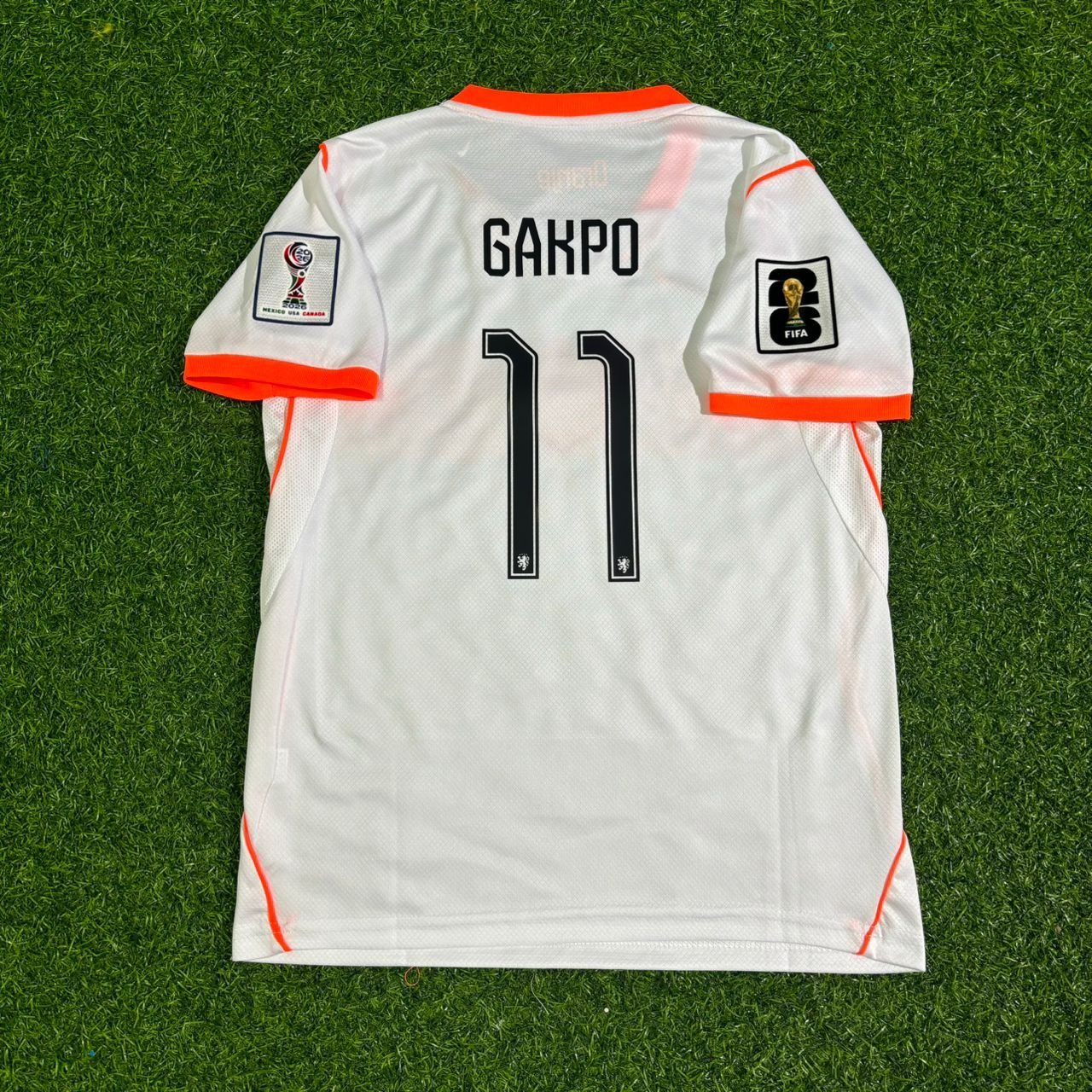 Netherlands 2026 World Cup Cody Gakpo Football Jersey front view