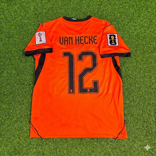 Netherlands 2026 World Cup Jan Paul van Hecke #12 New Season Football Jersey front view