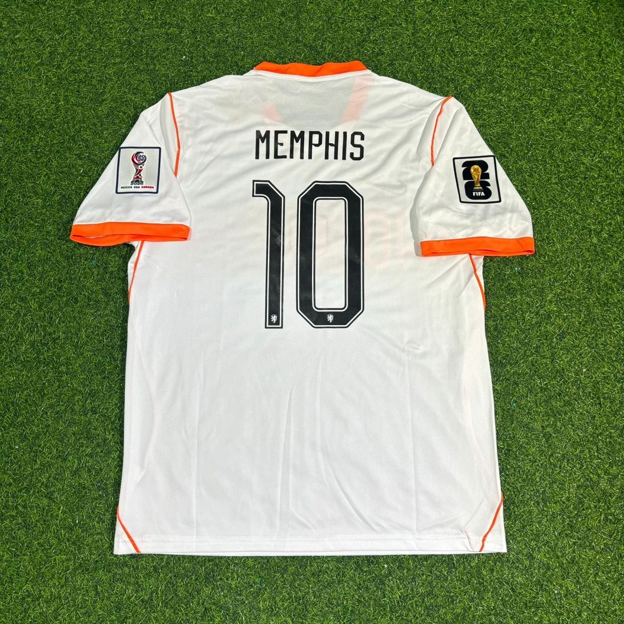 Netherlands 2026 World Cup Memphis Depay #10 New Season Football Jersey front view