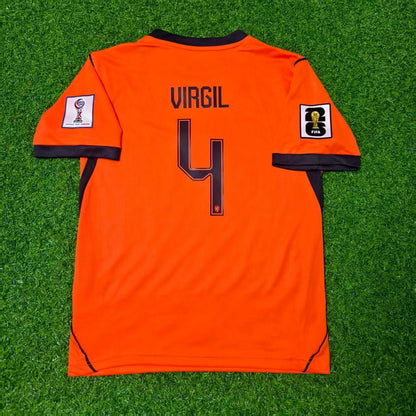 Netherlands 2026 World Cup Virgil van Dijk New Season Football Jersey front view