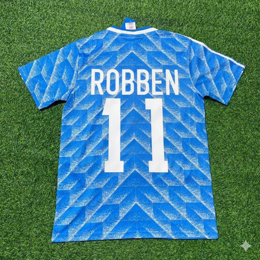 Netherlands Arjen Robben Retro Football Jersey front view