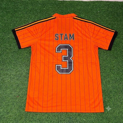 Netherlands Jaap Stam Retro Home Football Jersey front view