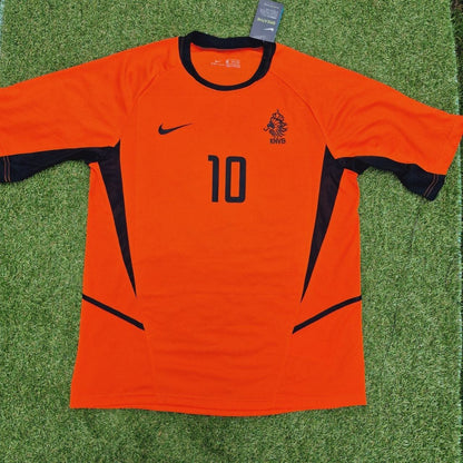 Netherlands Retro Football Jersey back view