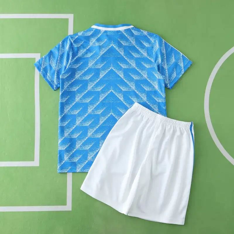 Netherlands Retro Kids Football Jersey back view