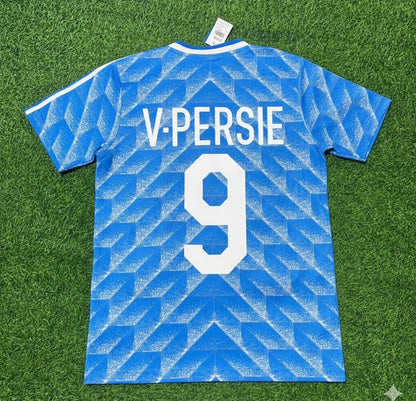 Netherlands Robin Van Persie Retro Football Jersey front view