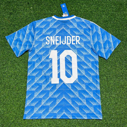 Netherlands Wesley Sneijder Retro Football Jersey front view