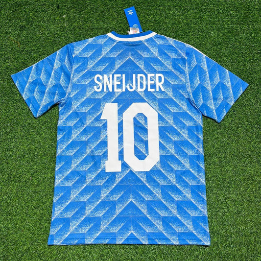 Netherlands Wesley Sneijder Retro Football Jersey front view