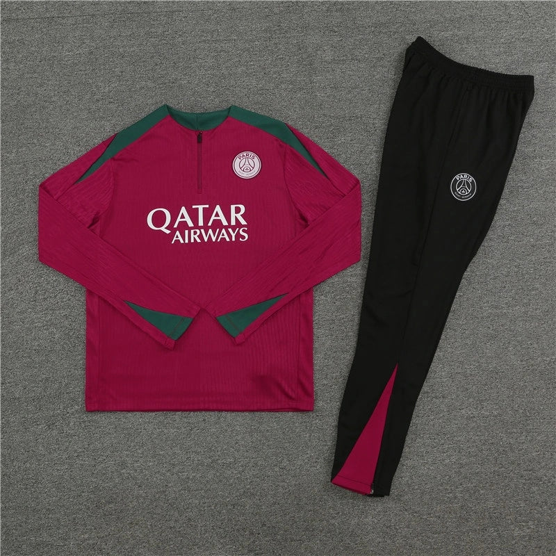 Paris Saint-Germain F.C. Tracksuit Red Training Top Pack