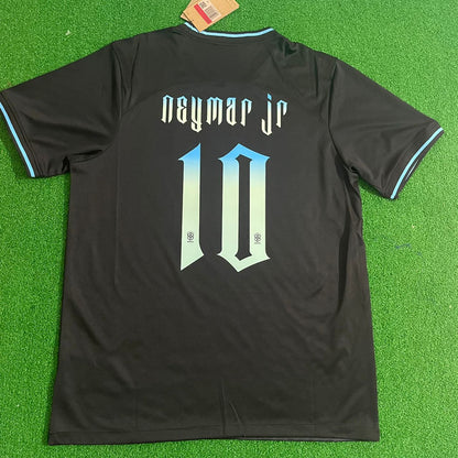 Brazil Neymar Jr Retro Football Jersey
