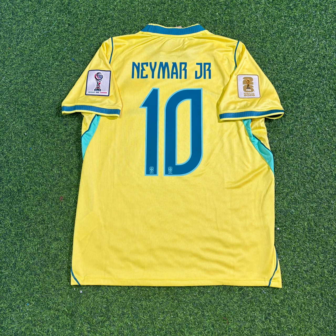 Brazil World Cup 2026 Neymar Jr. #10 Yellow Home Football Jersey