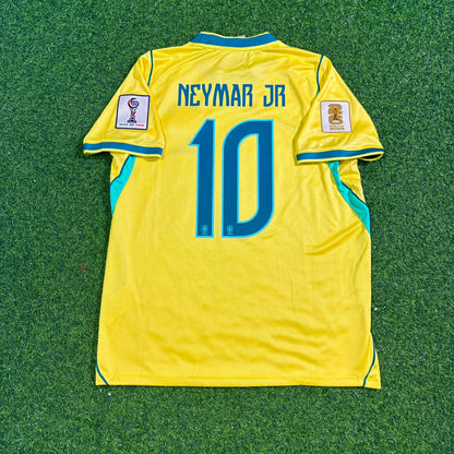 Brazil World Cup 2026 Neymar Jr. #10 Yellow Home Football Jersey