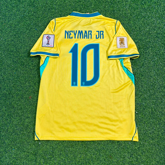 Brasilien WM 2026 Neymar Jr. #10 Gelbes Heimtrikot