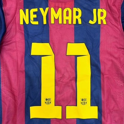Neymar JR. Barcelona 2014/15 Champions League Final Berlin Retro Football Jersey Kit