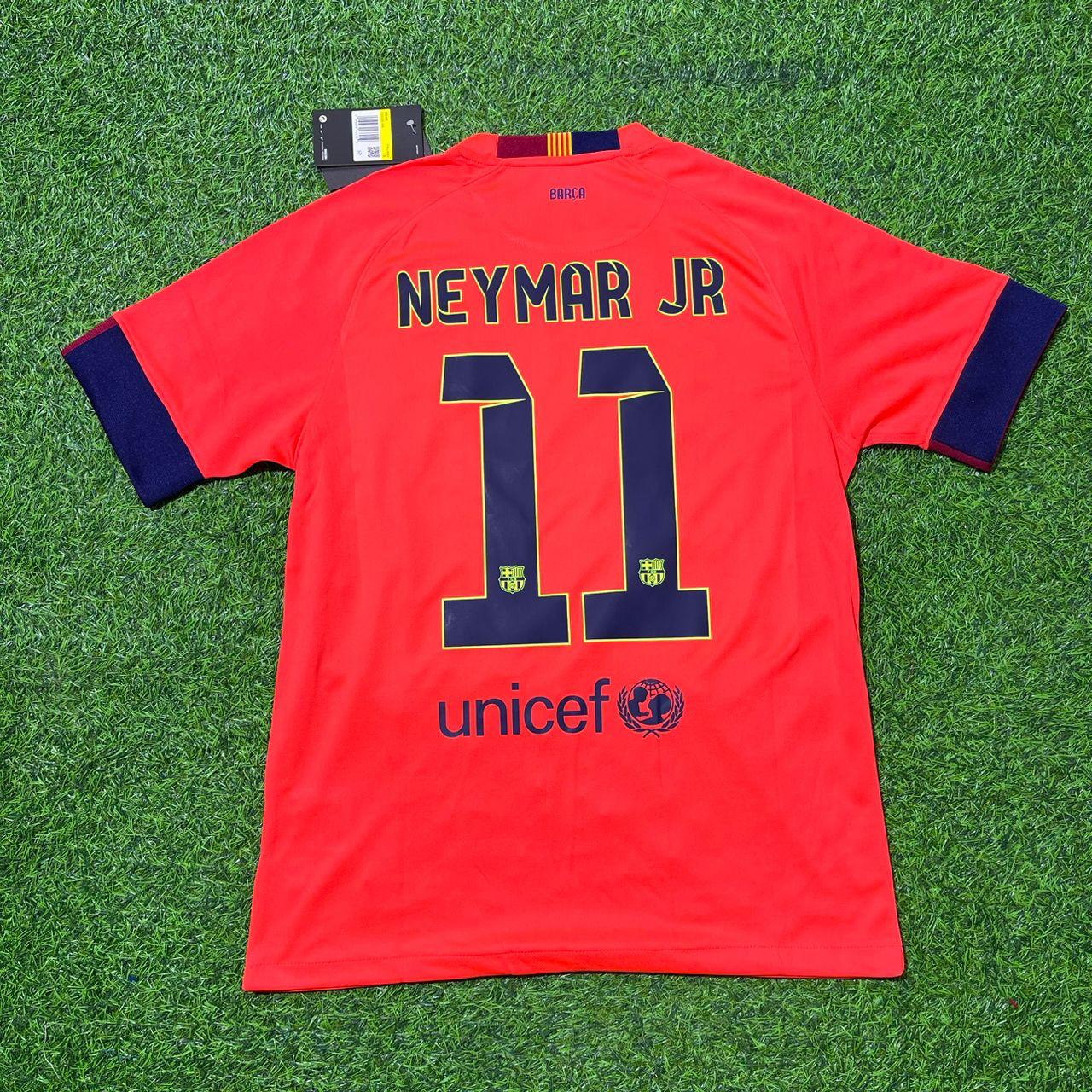 Barcelona Neymar Jr 2014/2015 Away Retro Football Jersey