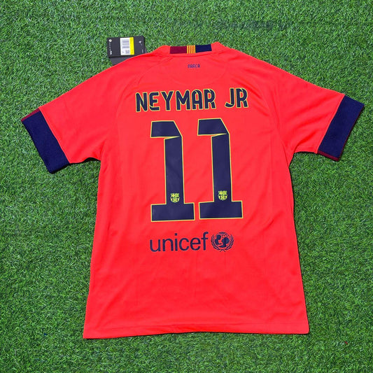 Maillot de Football Rétro Extérieur Barcelone Neymar Jr 2014/2015