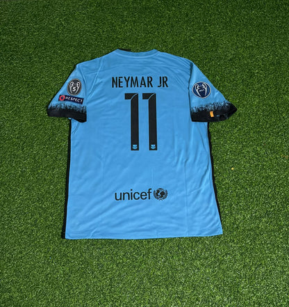 Barcelona Neymar JR 2015-2016 Retro Football Jersey
