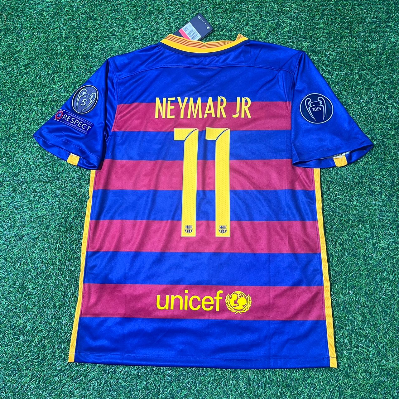 Barcelona Neymar Jr 2015/16 Retro Jersey Soccer Maillot Maglia Soccer Shirt