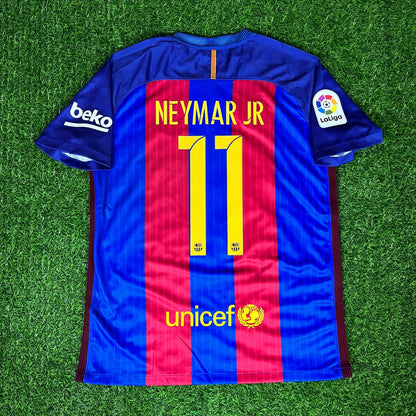 FC Barcelona Neymar Jr 11 – 2016/17 Home Retro Football Jersey